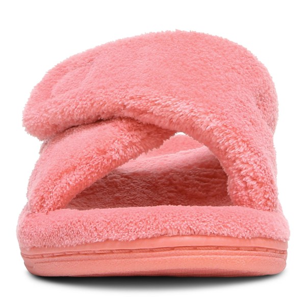 Vionic Slippers Ireland - Relax Slippers Coral - Womens Shoes Discount | KBEJW-1247